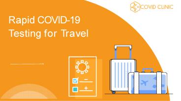 Rapid COVID Test for Travel - Covid Clinic