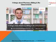 5 things about Pharmacy Billing & Re-Imbursements