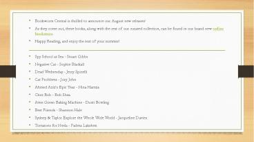 Literacy Bookworm Central Summer Reading Program