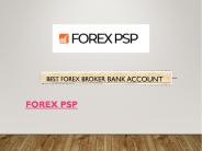 Best Forex Broker Bank Account