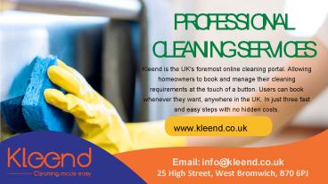 Professional Cleaning Services in Birmingham, UK – Kleend