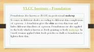VLCC Institute - Foundation
