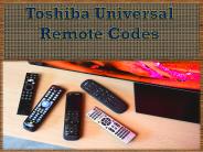 Toshiba Universal Remote Codes