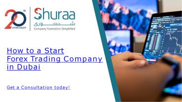 How to start a Forex Trading Company in Dubai
