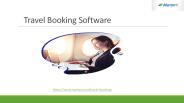 Travel Booking Software