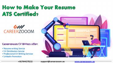 How to Make Your Resume ATS Certified?