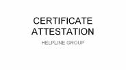 Certificate attestation (2)
