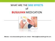 BUSULFAN Side Effects