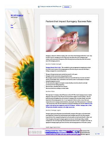 Factors that Impact Surrogacy Success Rate