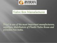 Highest Prime Valve Box Manufacturer