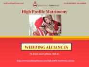 Find High Profile Matrimony Services
