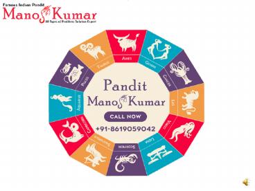 Astrologer Manoj Kumar