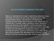 Multivitamin Gummies for Kids, Teenagers & Adults