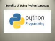 Benefits of Using Python Language