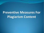 What are the instances of plagiarism?
