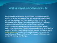 What we know about multivitamins so far