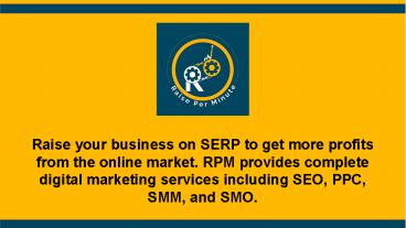 Best White Label SEO Agency - Raise Per Minute