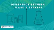 What is the difference between flask & beakers?