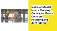 Concrete Floor Coating Contractor