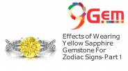 Effects of Wearing Yellow Sapphire Gemstone