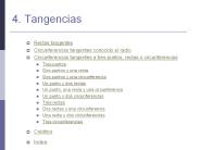Tangencias