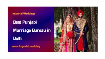 Best Punjabi Marriage Bureau in Delhi