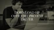 Download HP Officejet Pro 8718 Driver