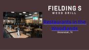 Restaurants in the Woodlands