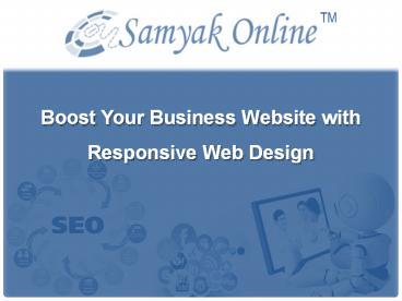 Boost Your Business Website with Responsive Web Design
