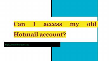 Hotmail Account Recovery