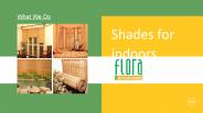Bamboo shades
