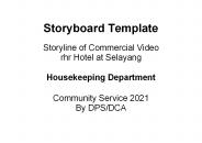 Storyboard Template: Storyline of Commercial Video