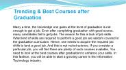 Trending and Best Courses after Graduation - Texceed