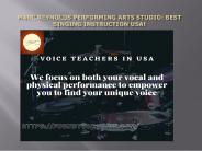 Voice Training Courses USA