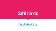Sahil kamat