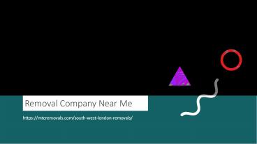 house movers south London