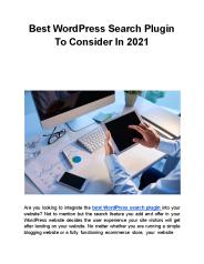 Best WordPress Search Plugin To Consider In 2021