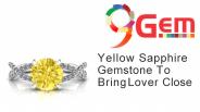 Yellow Sapphire Gemstone To Bring Lover Close