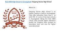 Best schools in Aurangabad