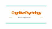 Cognitive Psychology