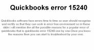 quickbooks error15240