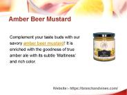 Amber Beer Mustard