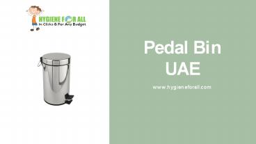 SS Pedal Bin UAE