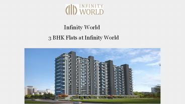 Premium 3 BHK Infinity World Punawale