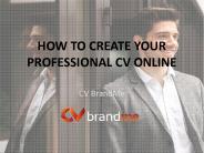 Create Professional CV Online | CVBrandMe