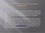 Best Multivitamin Tablets for Men