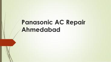 Panasonic Microwave Oven Service Center Ahmedabad