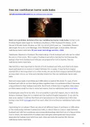 Free vashikaran specialist Helpline Number