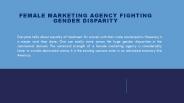 Female Marketing Agency Fighting Gender Disparity