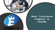 Best Insurance Company in Canada